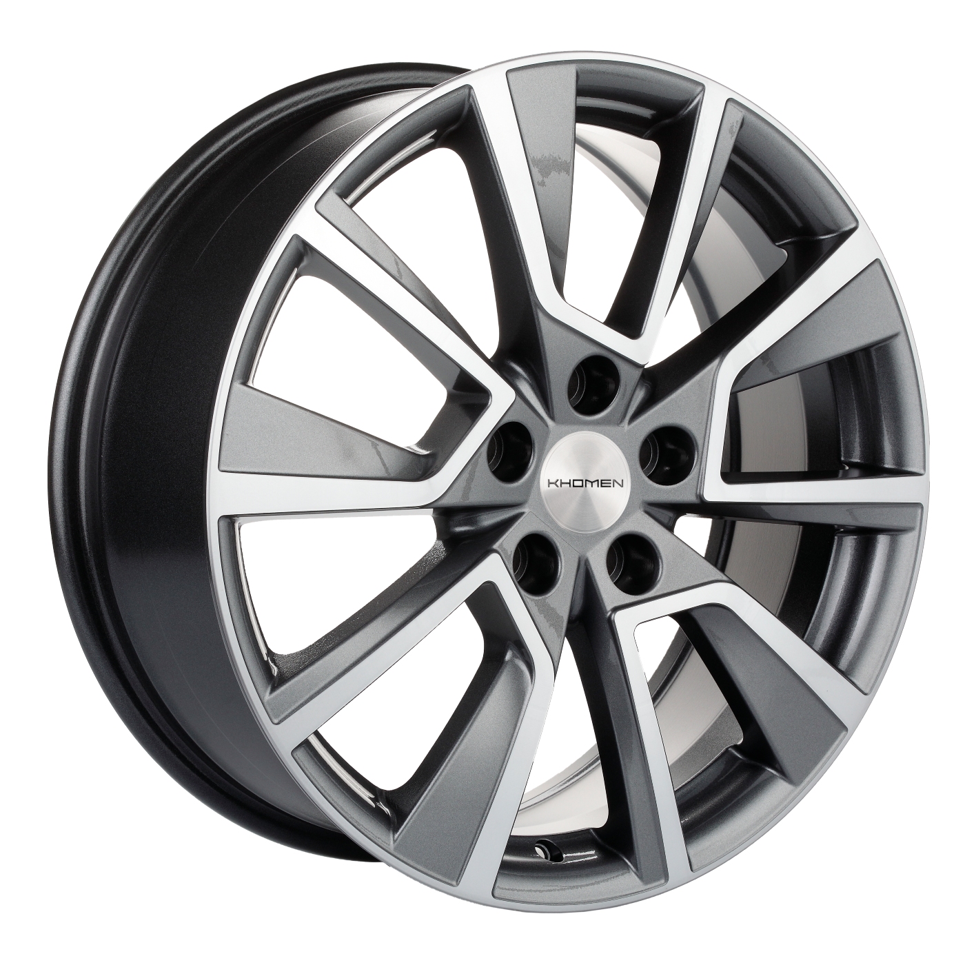 Диски Khomen Wheels KHW1802 7x18/5x114.3 D67.1 ET50 KHOMEN-WHEELS-GRAY-FP