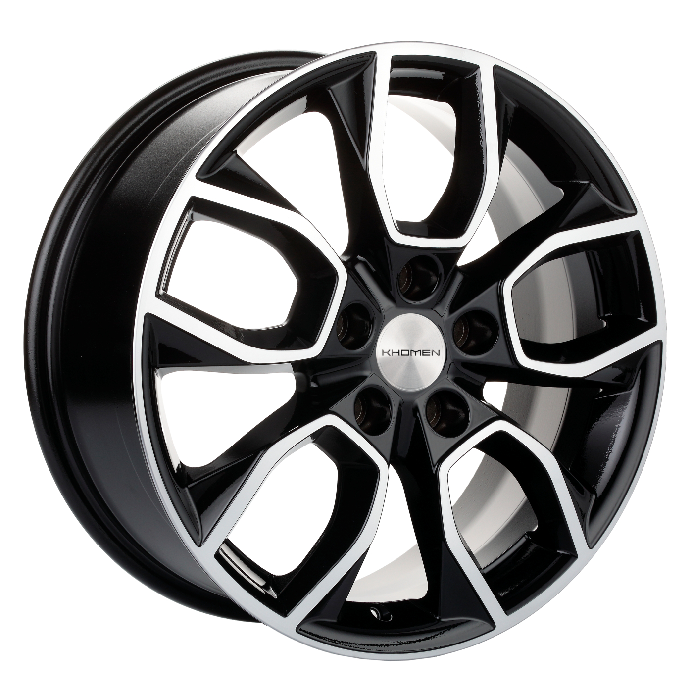Диски Khomen Wheels KHW1713 7x17/5x114.3 D67.1 ET48 KHOMEN-WHEELS-BLACK-FP