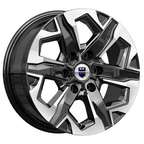Диски K&K Тейт 7.5x17/6x114.3 D66.1 ET30 K-AND-K-ALMAZ-CHERNYY