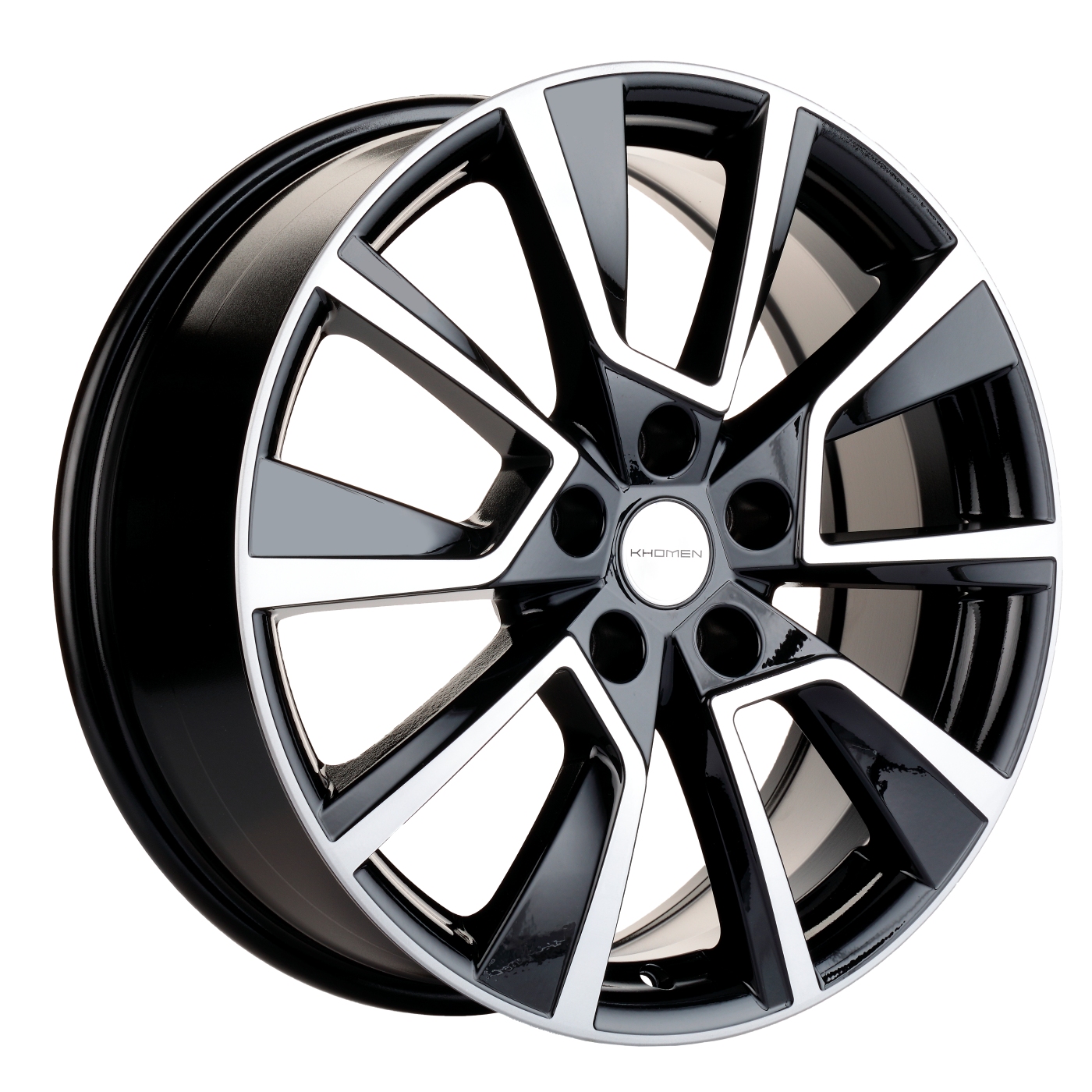 Диски Khomen Wheels KHW1802 7x18/5x114.3 D67.1 ET50 KHOMEN-WHEELS-BLACK-FP
