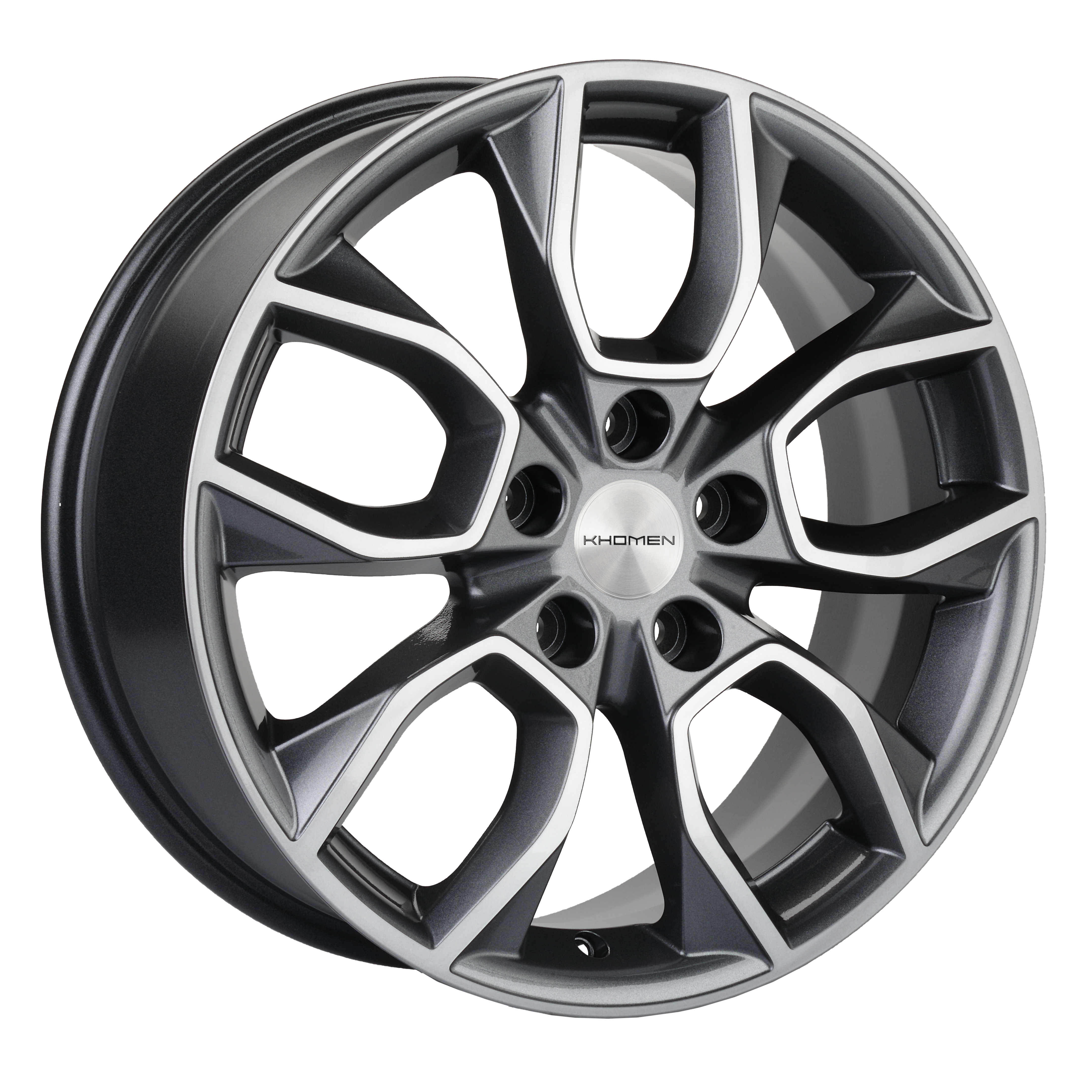 Диски Khomen Wheels KHW1713 7x17/5x114.3 D67.1 ET48 KHOMEN-WHEELS-GRAY-FP