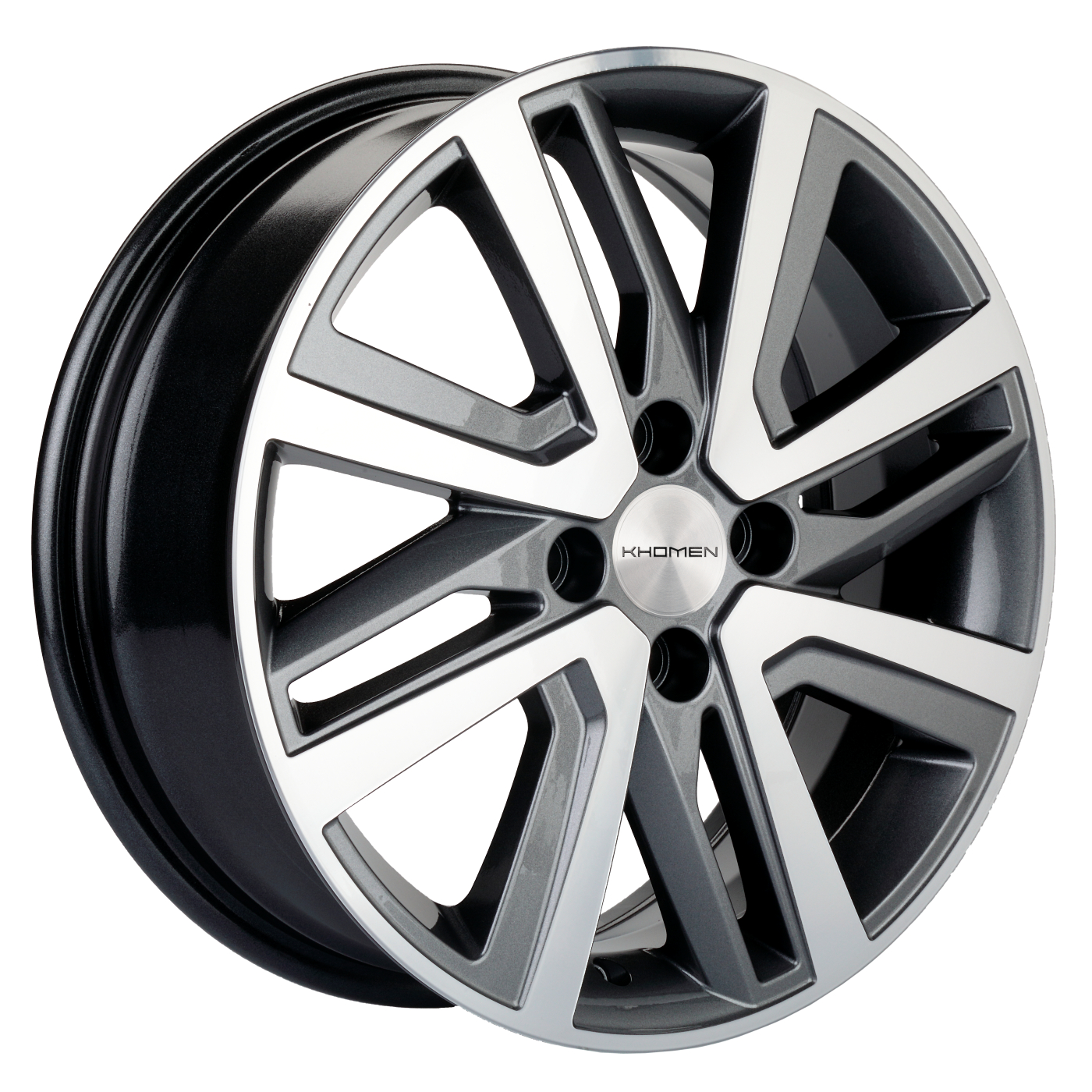 Диски Khomen Wheels KHW1609 6x16/4x100 D60.1 ET41 KHOMEN-WHEELS-GRAY-FP