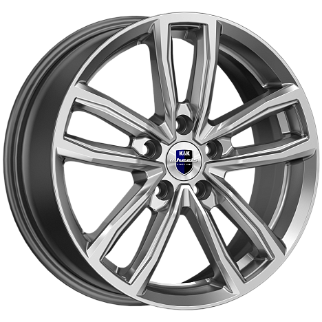 Диски K&K Каланг 6.5x17/5x108 D60.1 ET33 K-AND-K-DARK-PLATINUM