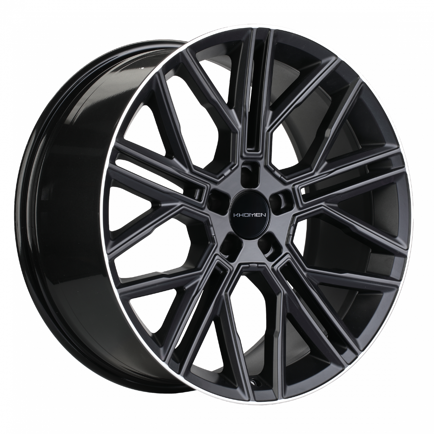 Диски Khomen Wheels KHW2101 9.5x21/5x120 D72.6 ET49 KHOMEN-WHEELS-BLACK-MATT-MR