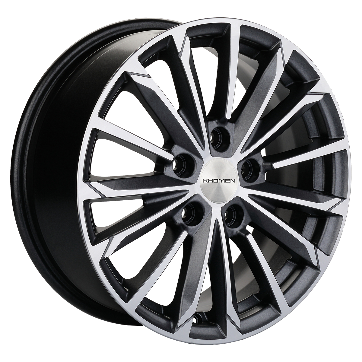 Диски Khomen Wheels KHW1611 6.5x16/5x112 D66.6 ET39.5 KHOMEN-WHEELS-GRAY-FP