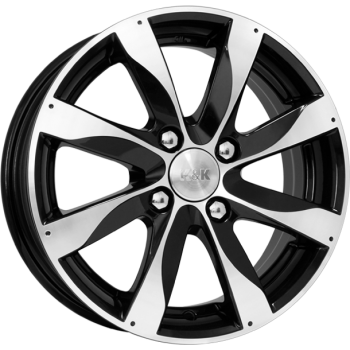 Диски K&K Джемини 6x15/4x100 D60.1 ET37 K-AND-K-ALMAZ-CHERNYY