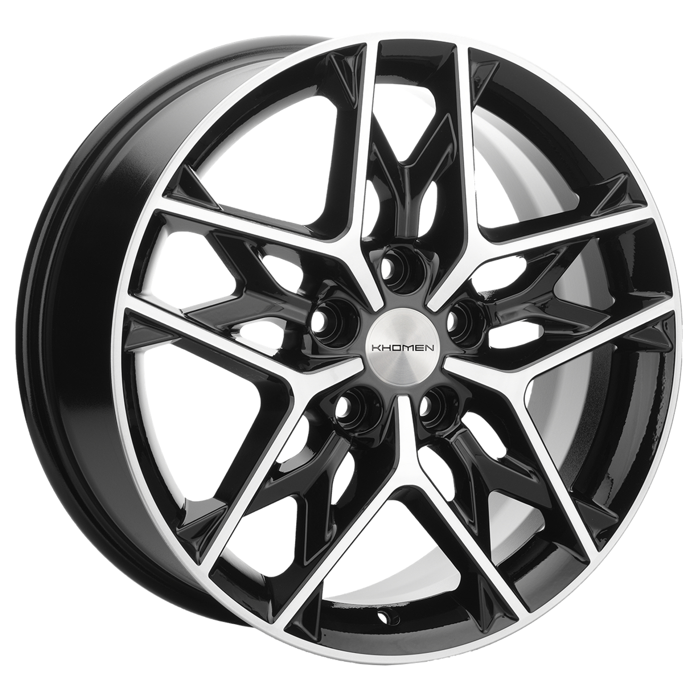 Диски Khomen Wheels KHW1709 7x17/5x110 D67.1 ET40 KHOMEN-WHEELS-BLACK-FP