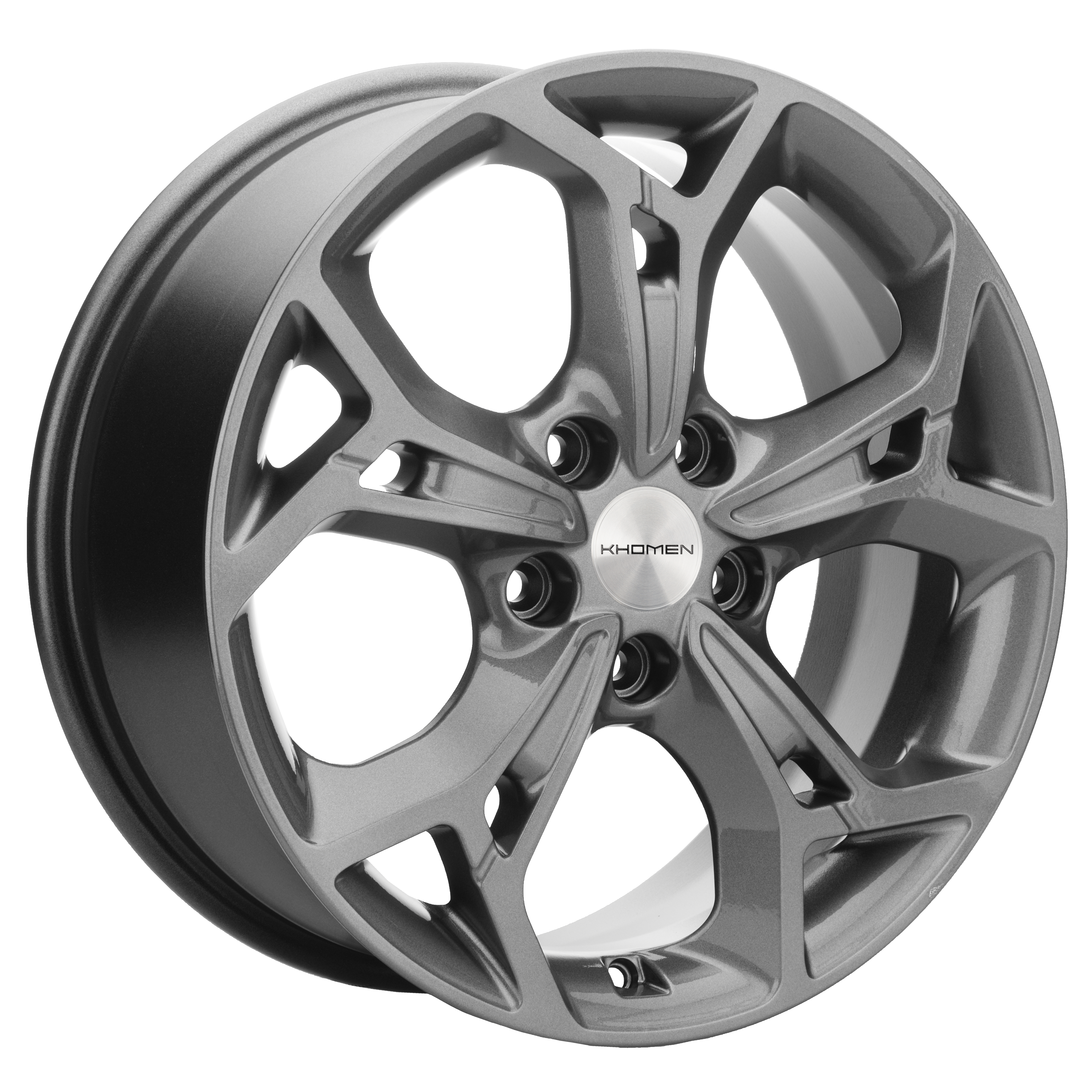 Диски Khomen Wheels KHW1702 7x17/5x114.3 D67.1 ET48 KHOMEN-WHEELS-GRAY