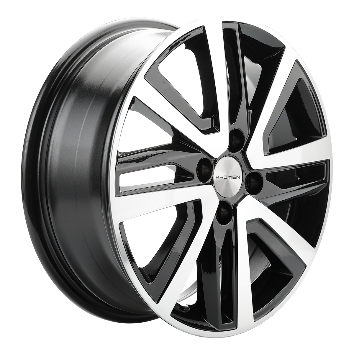 Диски Khomen Wheels KHW1609 6x16/4x100 D60.1 ET41 KHOMEN-WHEELS-BLACK-FP