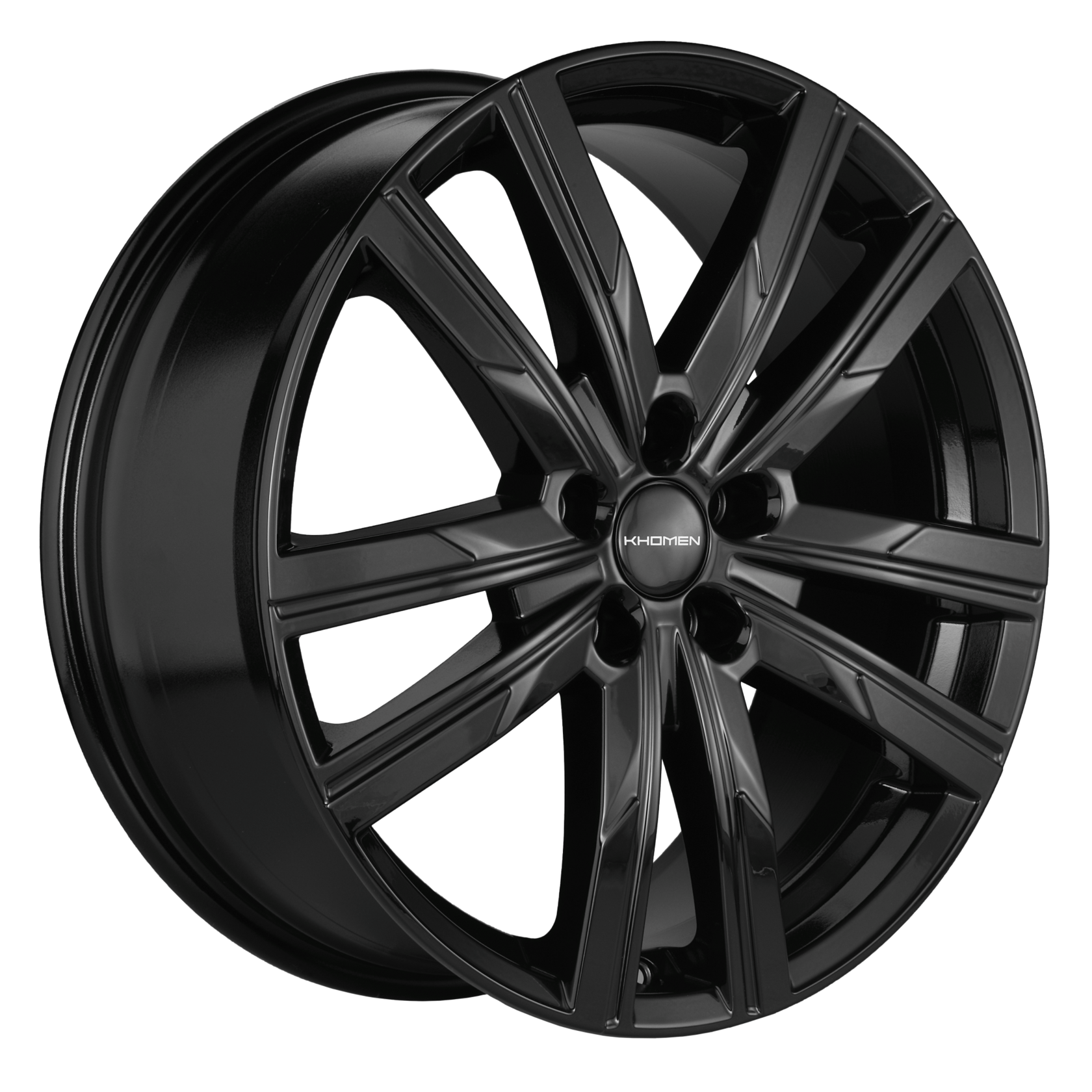 Диски Khomen Wheels KHW1905 7.5x19/5x108 D60.1 ET47 KHOMEN-WHEELS-BLACK