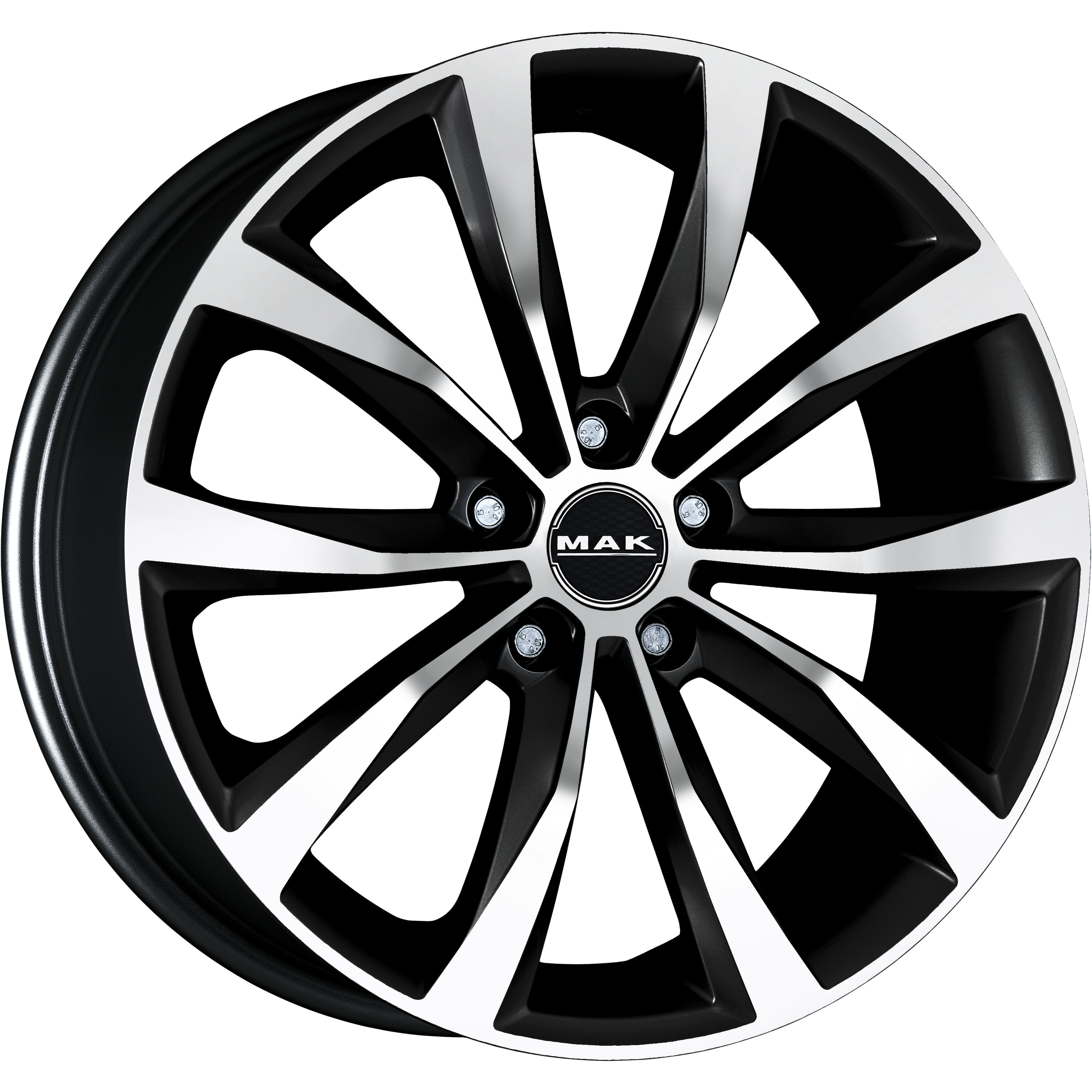 Диски Mak Wolf 6.5x16/5x108 D65.1 ET45 MAK-BLACK-MIRROR