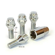 Болты секретные Вектор 372093H1 M12x1.25 S24 H17/19 Cr конус
